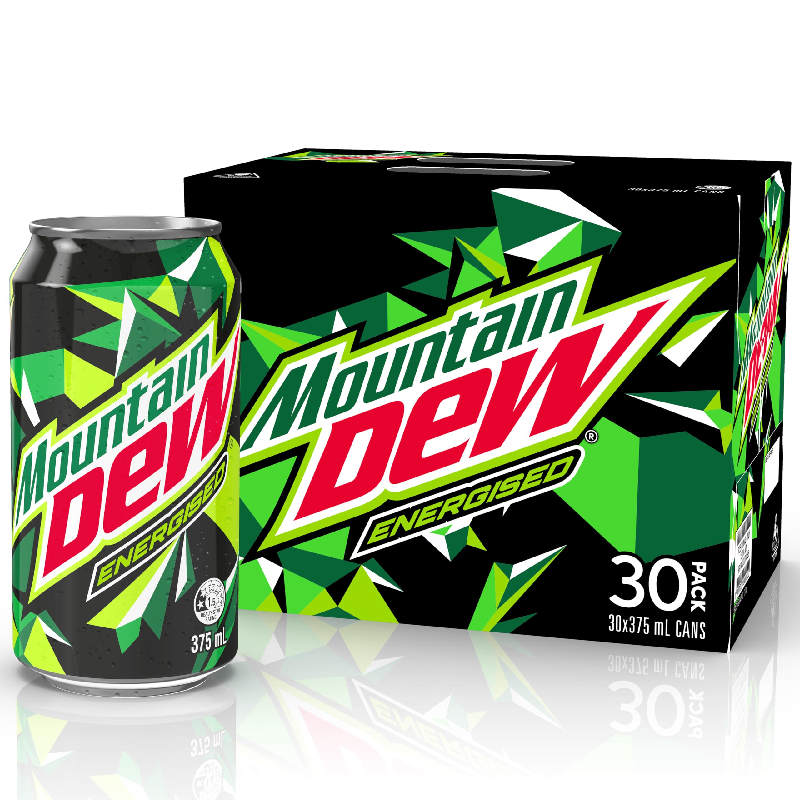 375ML X 30 CAN CUBE MOUNTAIN DEW ENRGZD 7G