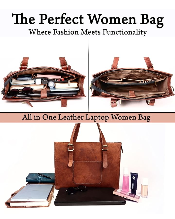 バッグ OUAT 25SS OFFICE BAG BROWN LEATHER Leather Shoulder Bag Lisa