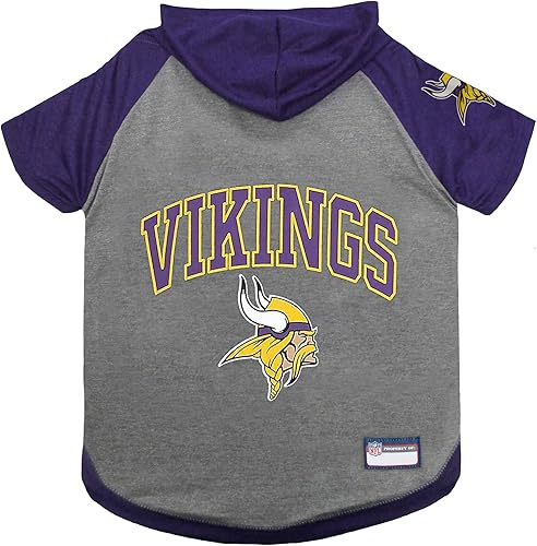 Vista 110 de NFL sudadera con capucha tee para perros y gatos. Fútbol perro sudadera con capucha playera disponible en todos los equipos de 32 NFL. cuttest