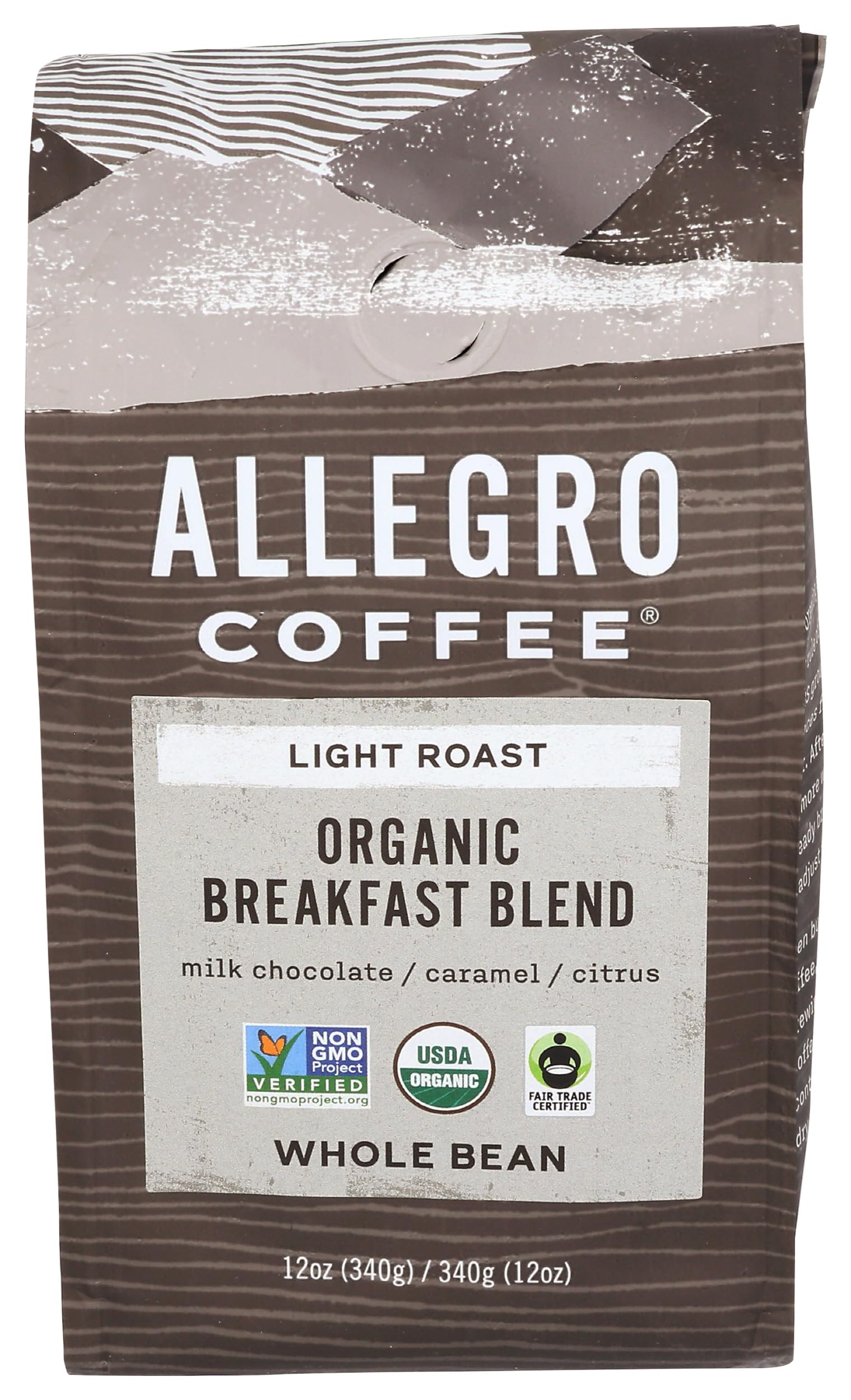 Allegro Coffee Organic Breakfast Blend Whole Bean...