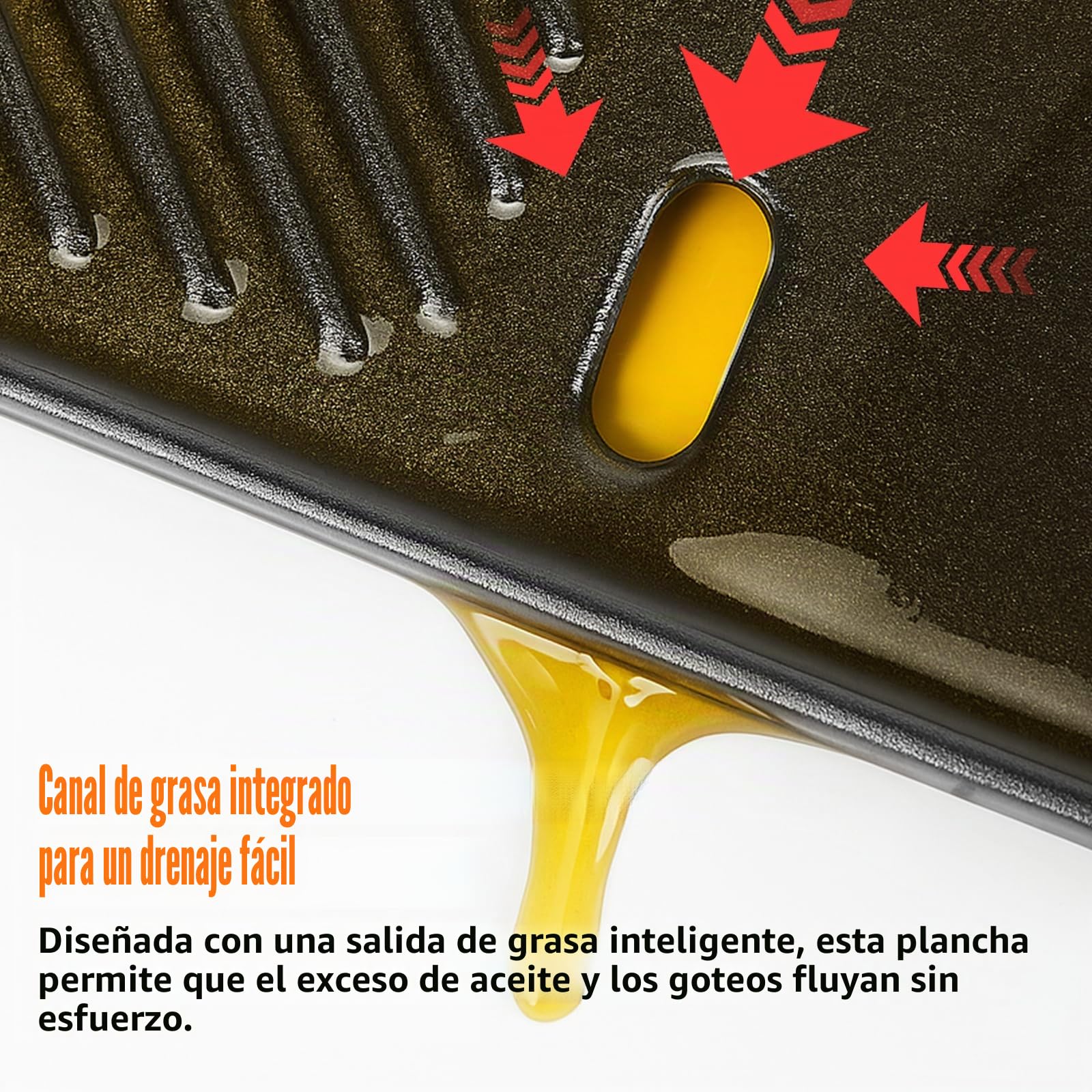 Plancha para barbacoa Denmay 13191 para 2 quemadores Landmann EMAILLEE Triton, plancha de hierro fundido para asar a gas, huevo, carne, freír, plancha para barbacoa