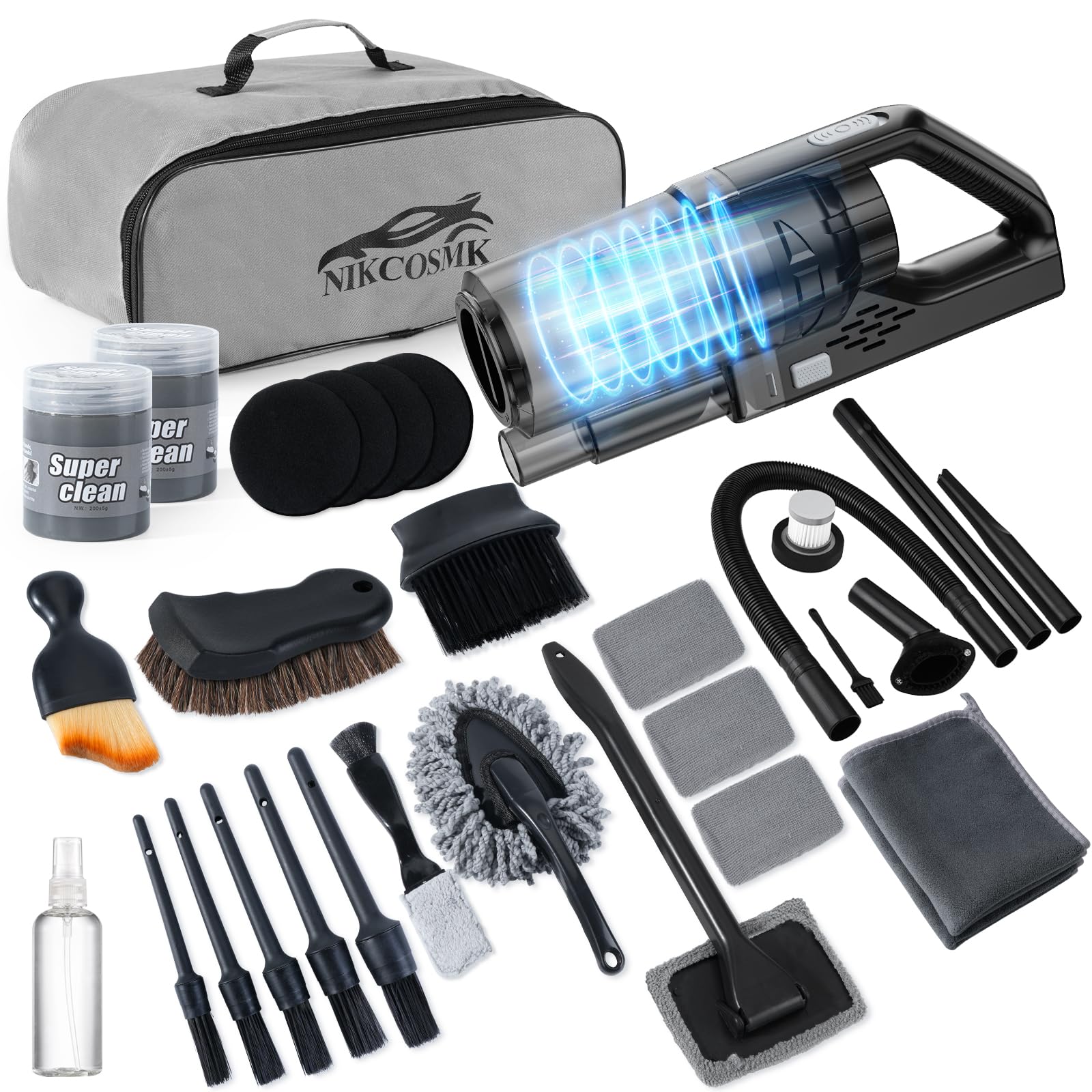 NIKCOSMK Car Cleaning Kit