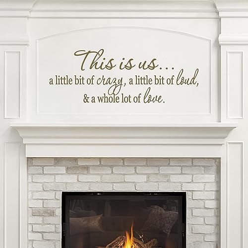 Calcomanía decorativa de pared This is Us  Calcomanías de sala de estar  Adhesivo de pared familiar  Decoración de pared de fotos  Pared de imagen