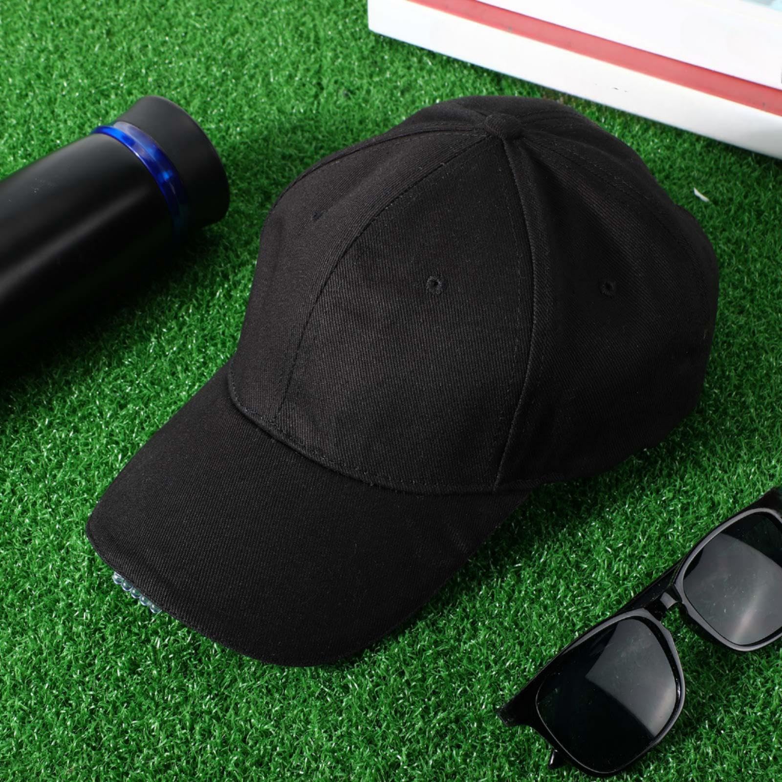 LED Rechargeable Hat Light USB Clip-On Cap Flashlight For Fishing