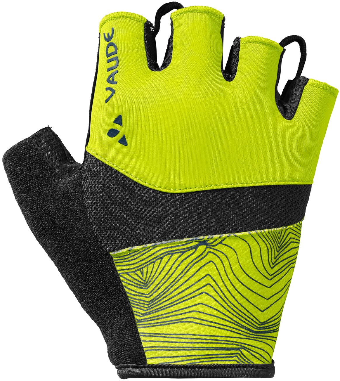 Vaude Advanced II Short Finger Cycling Gloves Men's Short Finger Cycling Gloves - Bright Green, 7