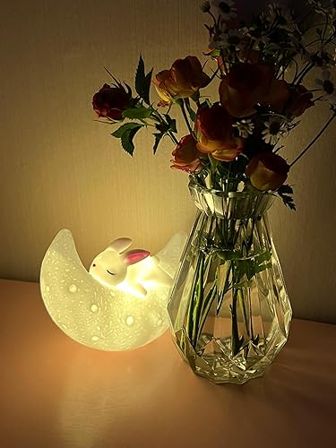 Miniatura 2 de Luz de la noche, Animal-Conejo En Forma Adorable Pequeño Vinilo Noche Luz Blanca