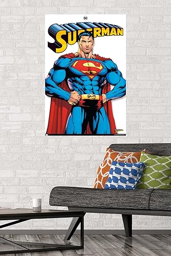 Miniatura 2 de Trends International DC Comics Superman Feature Series - Póster de pared, 34 pulgadas de largo x 22.4 W, versión premium sin marco
