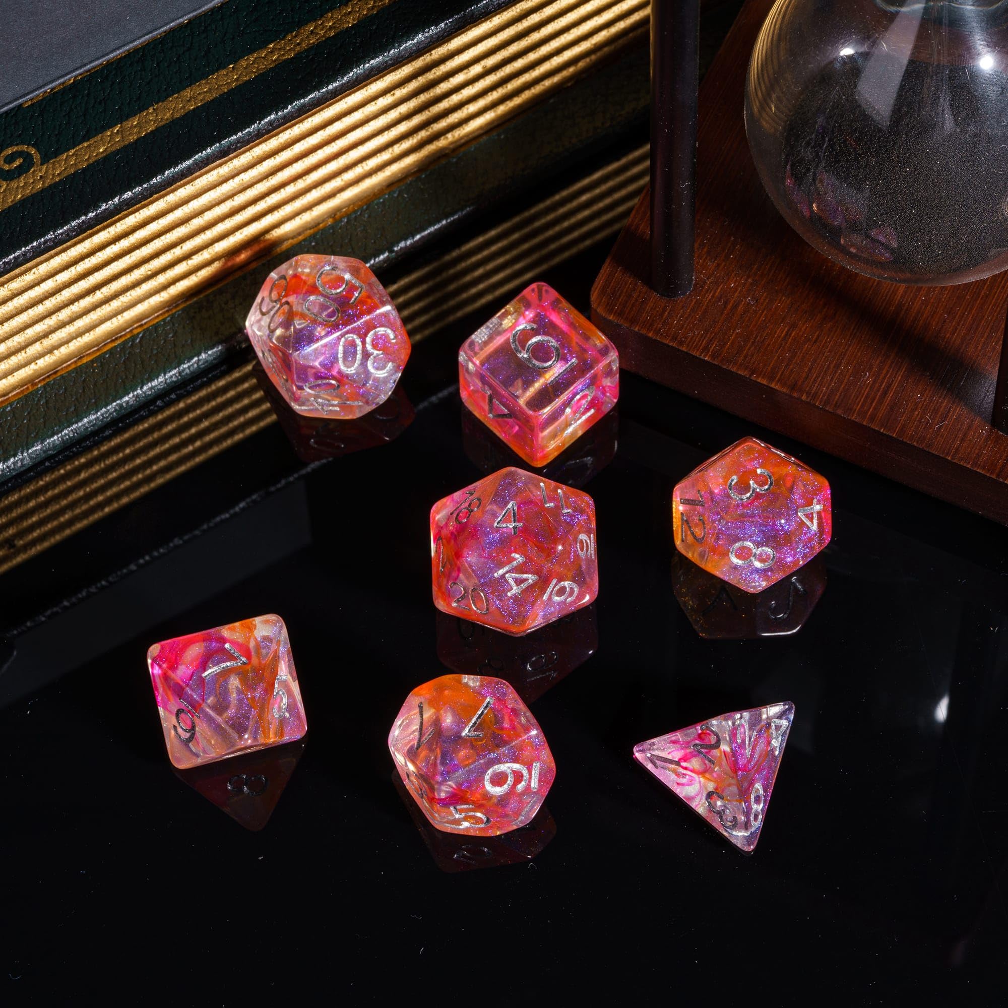 7-Die Polyhedral Dice Set wi