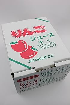 Amazon.co.jp: JA秋田ふるさと りんごジュース 10パック入り : 食品