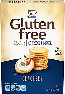 Lance Gluten Free Crackers, Original Baked, 5 Ounce, 4 Count