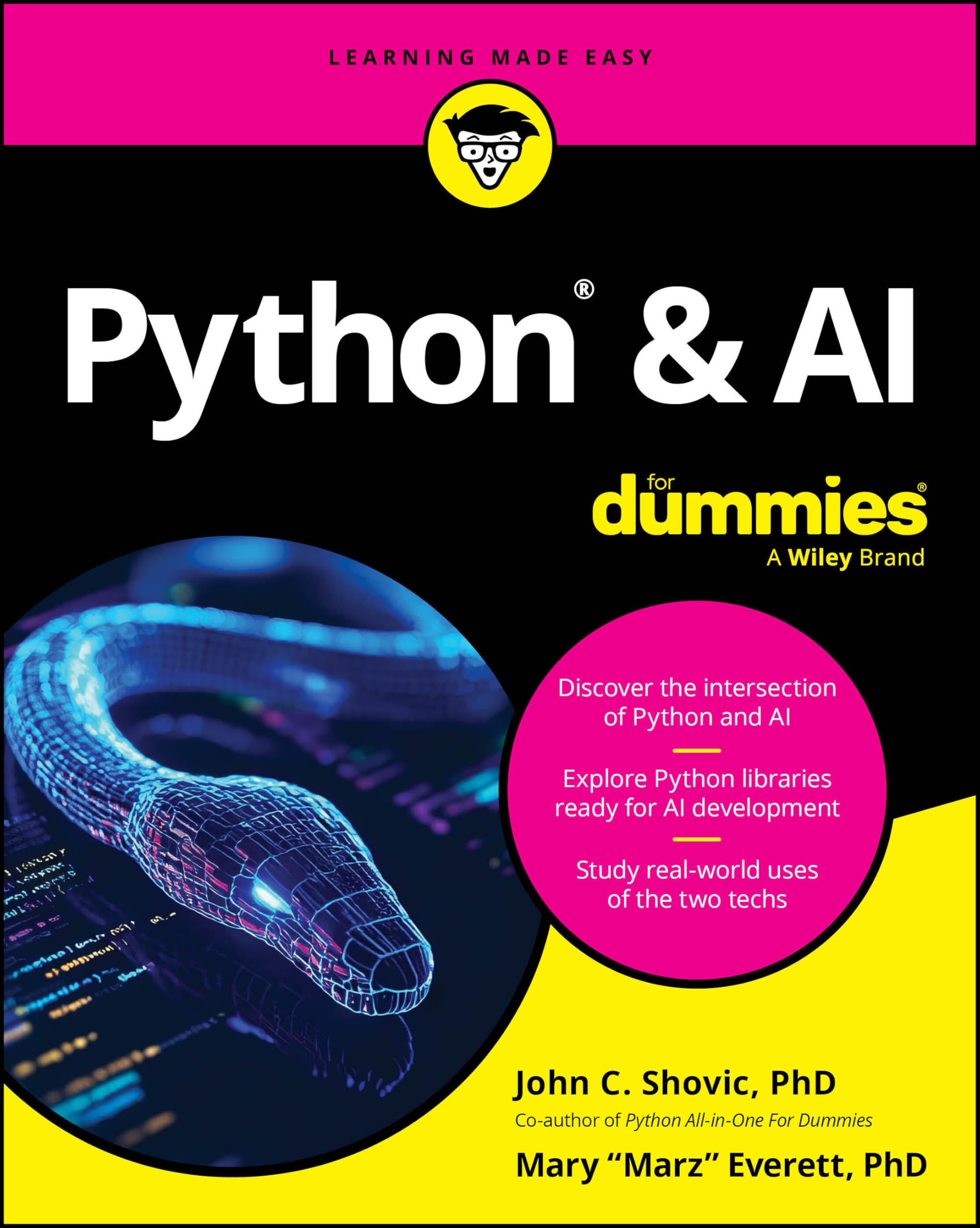 Python & AI For Dummies by John C.  Shovic (Paperback Book)