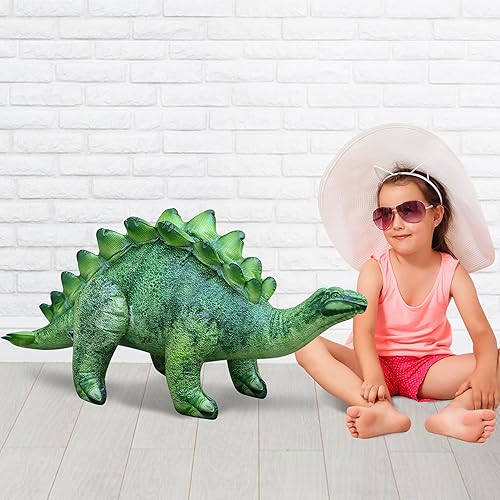 Miniatura 5 de Inflable Stegosaurus 46 pulgadas de largo Multicolor