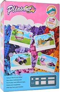 لعبة مكعبات بناء بلاستيكية - 1000 قطعة