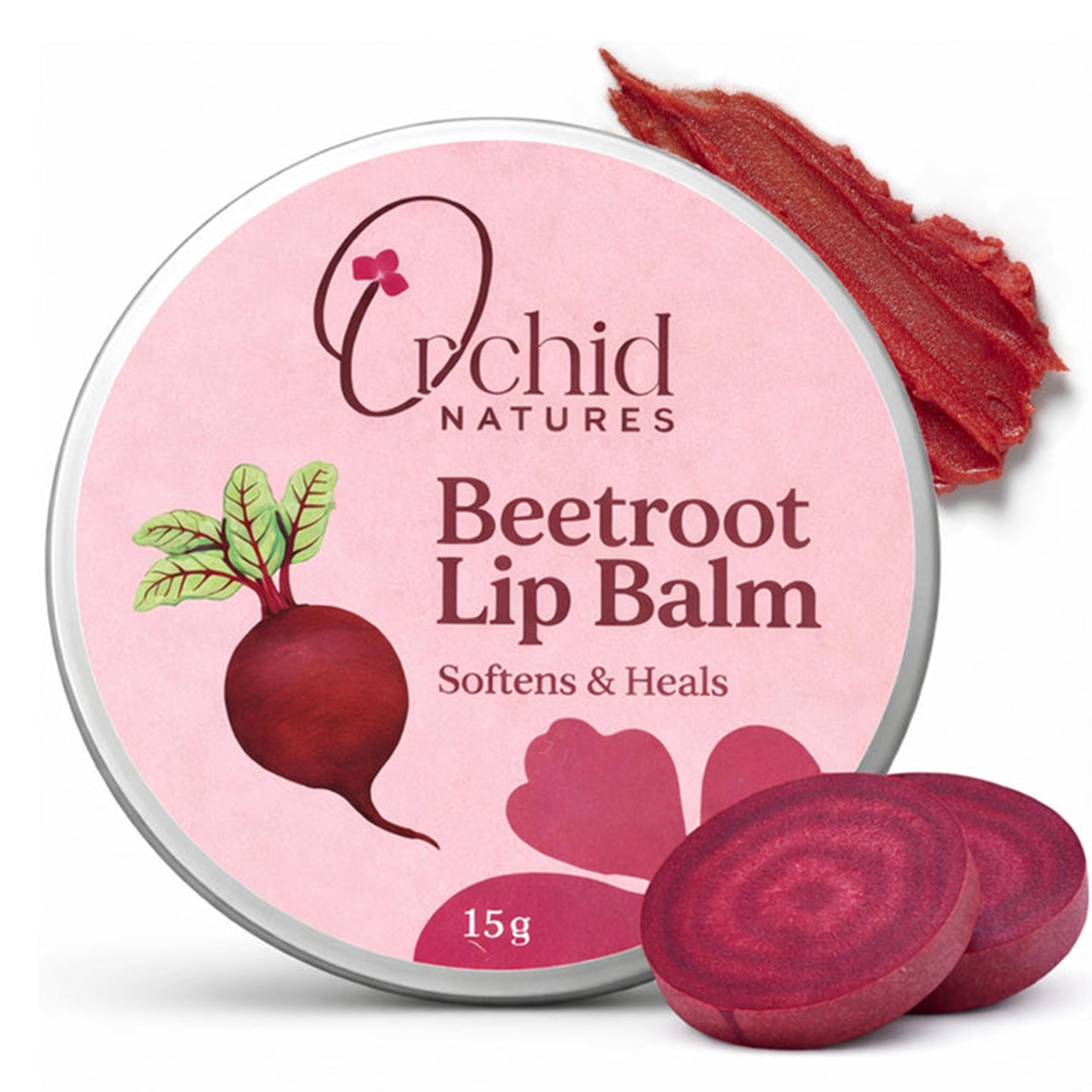 Beetroot Lip Balm – Tinted Lip Balm for Women & Men, Brightening & Lightening Dark Lips, Hydrating for Dry & Chapped Lips, Natural Care with Beetroot, Almond Oil & Shea Butter, 15gm-picture-20