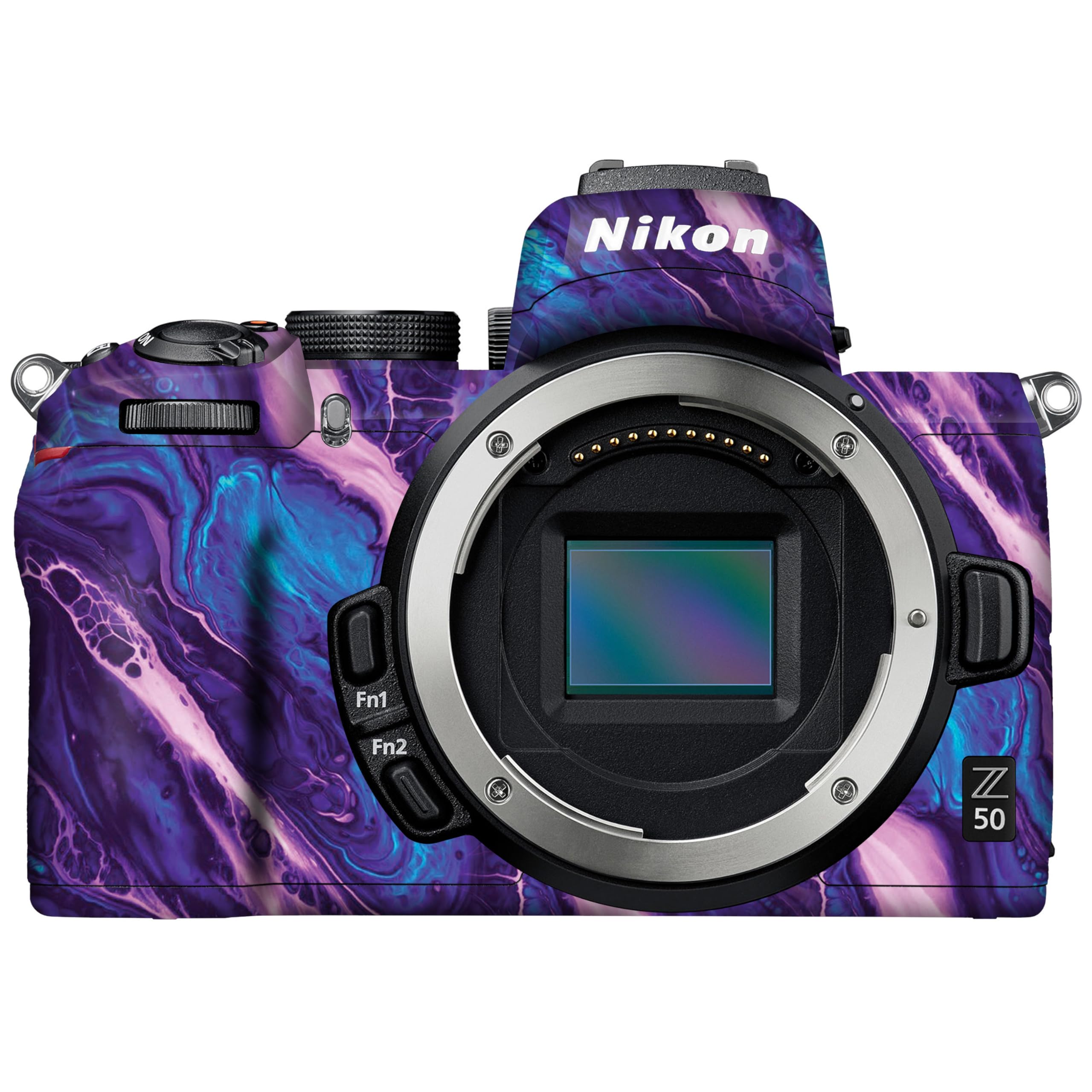 wrapture. Premium DSLR Camera Scratchproof Vinyl Protective Skin for Nikon Z50 - No Residue Removal, Bubble Free, Scratch Resistant, Stretchable, HD Quality Printed - HDCS 018-picture-25