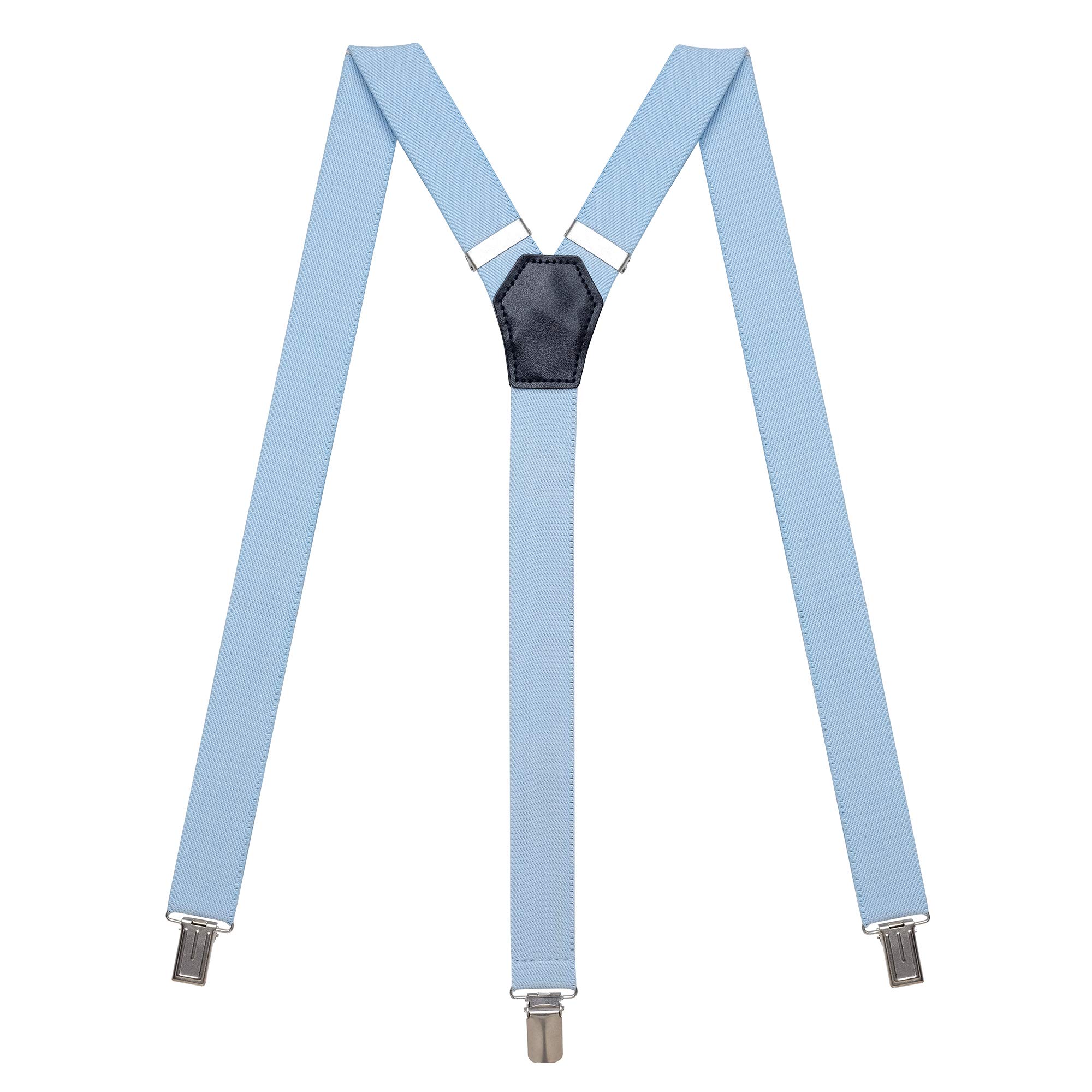 Womens Suspenders – Y Back Style – 1" Width - Comfortably Adjustable Elastic Straps and Metal Clips