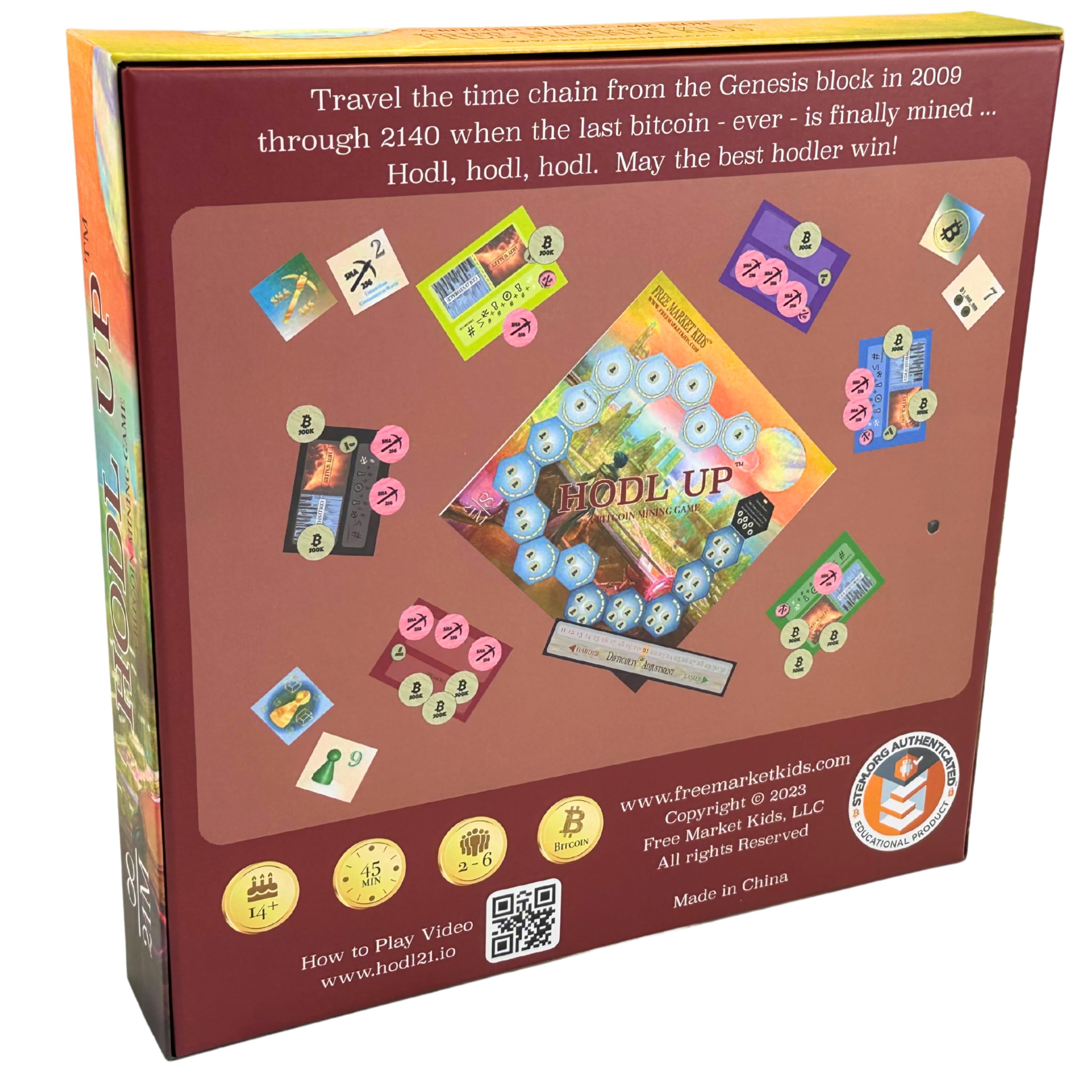 Amazon | 【ホールドアップ】ビットコインをテーマにした楽しい戦略ゲーム| 習得しやすい - 15分 | クイックプレイ - 45分 |  対象年齢:14歳以上 | ボードゲーム | おもちゃ