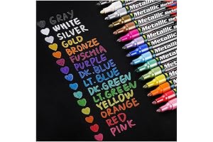 Dyvicl Metallic Marker Pens: Unleash Your Creativity with Vibrant Metallic Hues