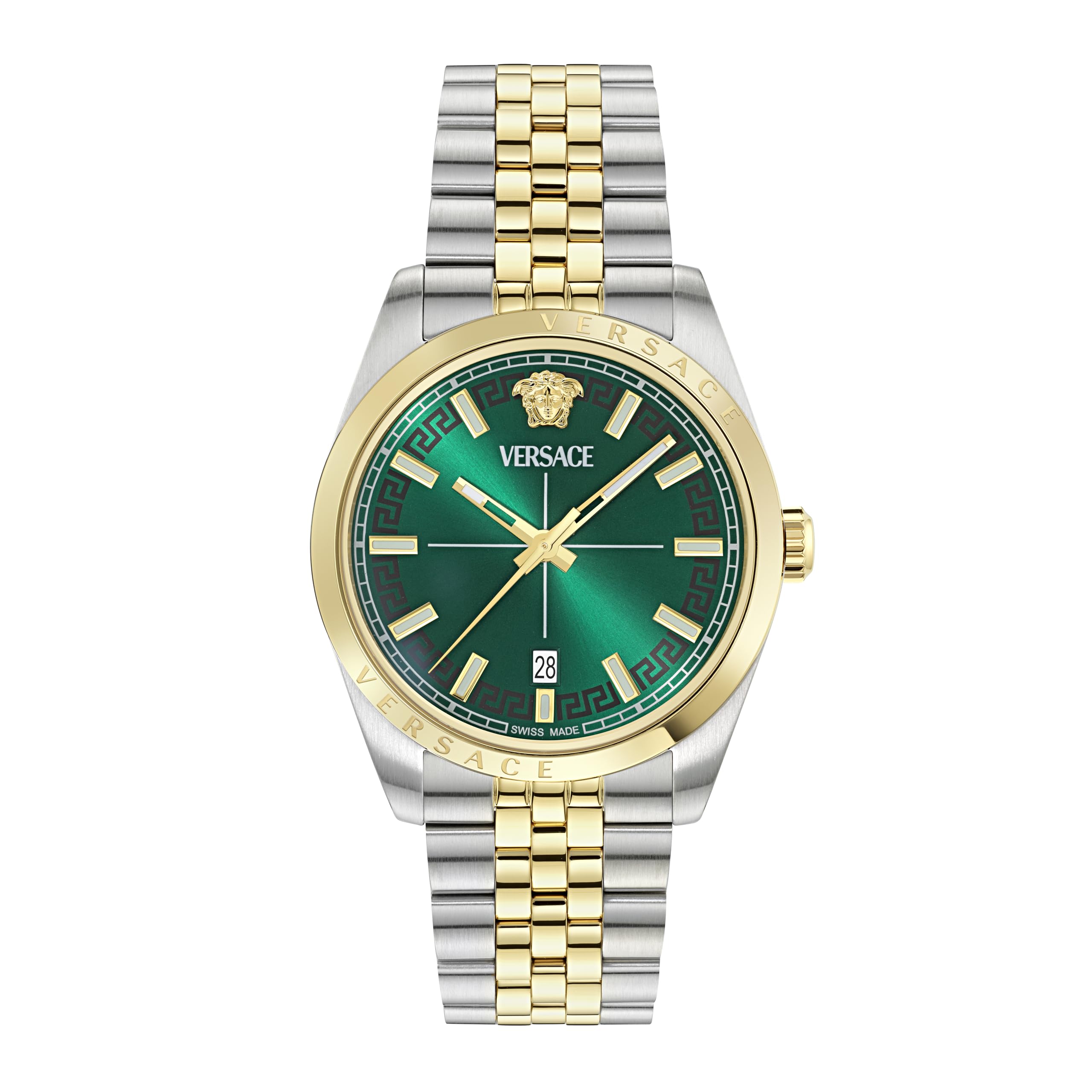 Versace Millenyium Gent Swiss Made - Reloj de Pulsera analógico de Cuarzo para Hombre