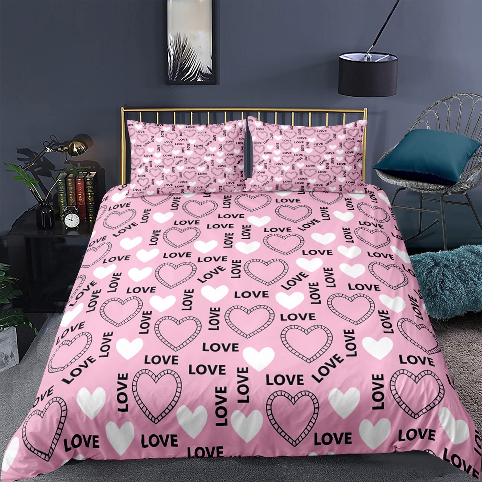 Parure De Lit 160X200 Moto Bleue Housse De Couette 1 Personne En
