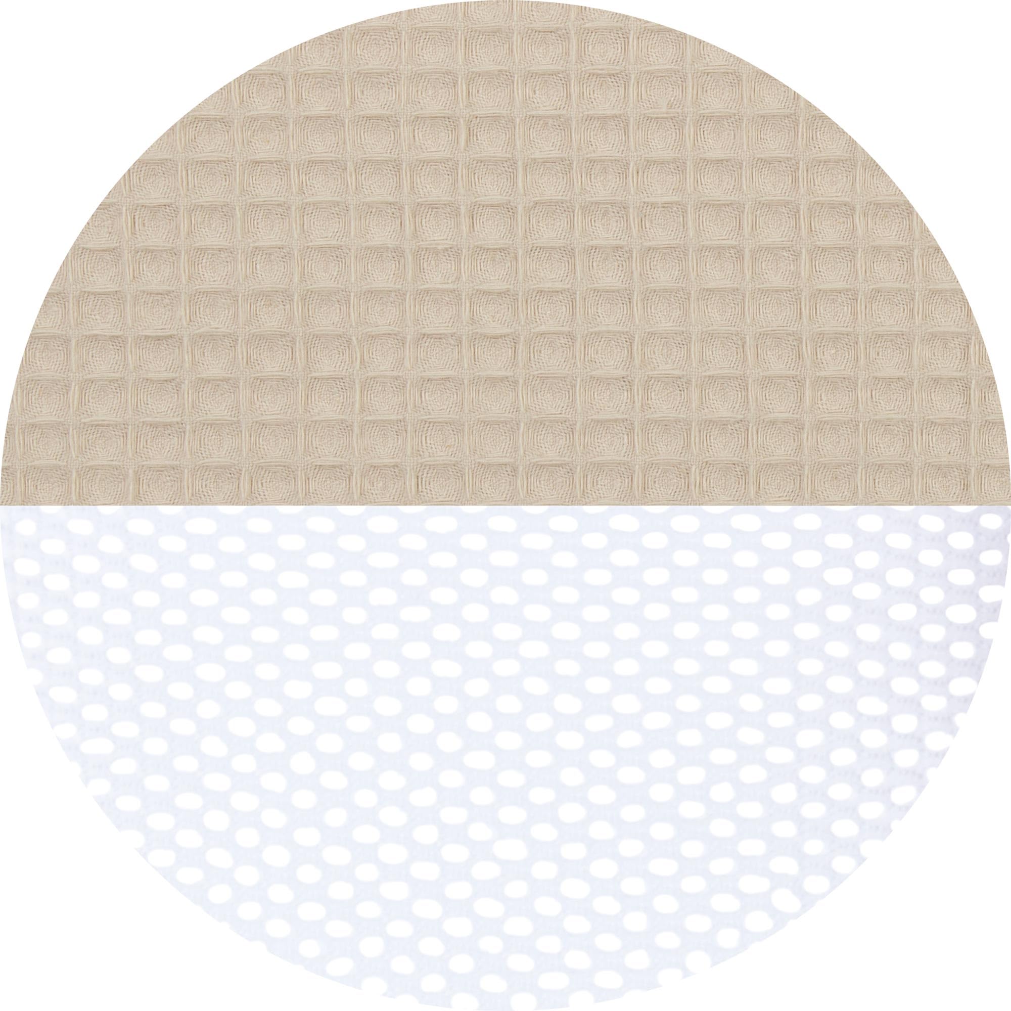 babybay Tour de lit en maille gaufrée compatible avec le modèle Boxspring XXL, sable