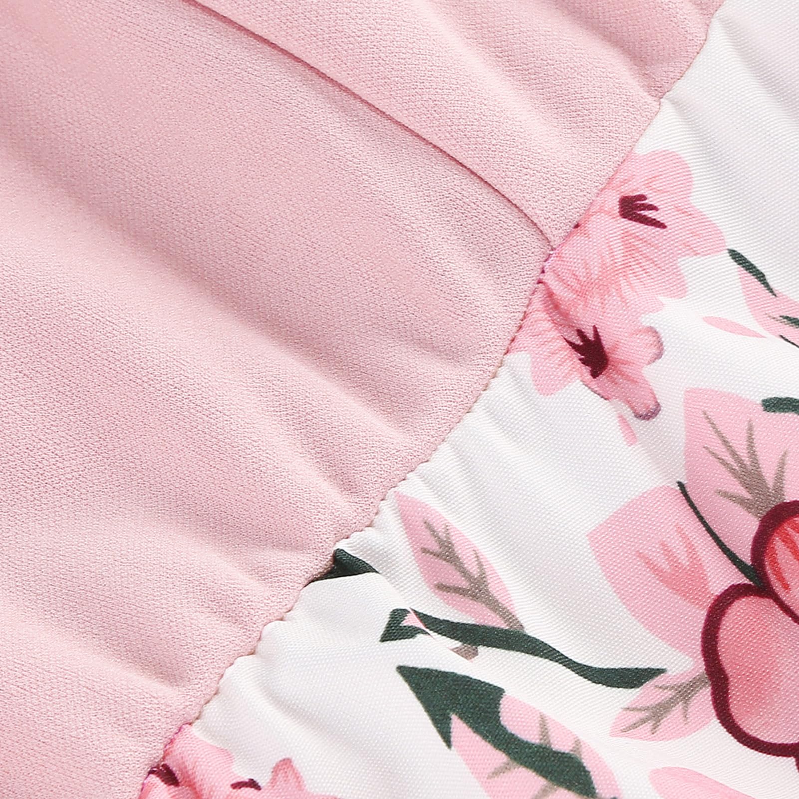 Robe de style années 50 pour femme - Style vintage - Manches courtes bouffantes - Col carré - Robe de cocktail avec ceinture