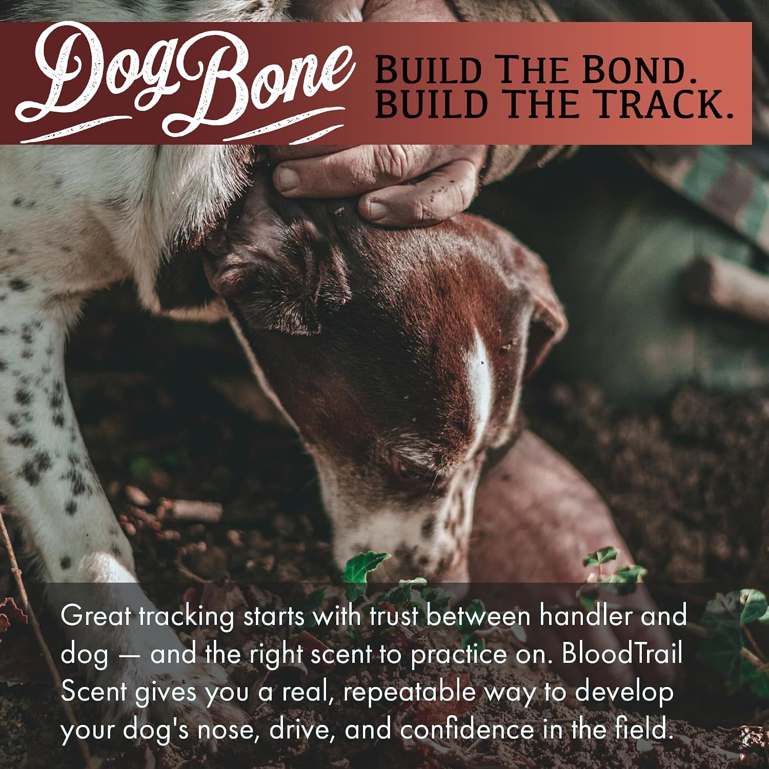 Conquest Scents DogBone Blood Trail Scent Stick, Dog Training Wax, 2.5 oz | Dog Training Scent Wax, Weather, Water and Saliva Resistant Formula