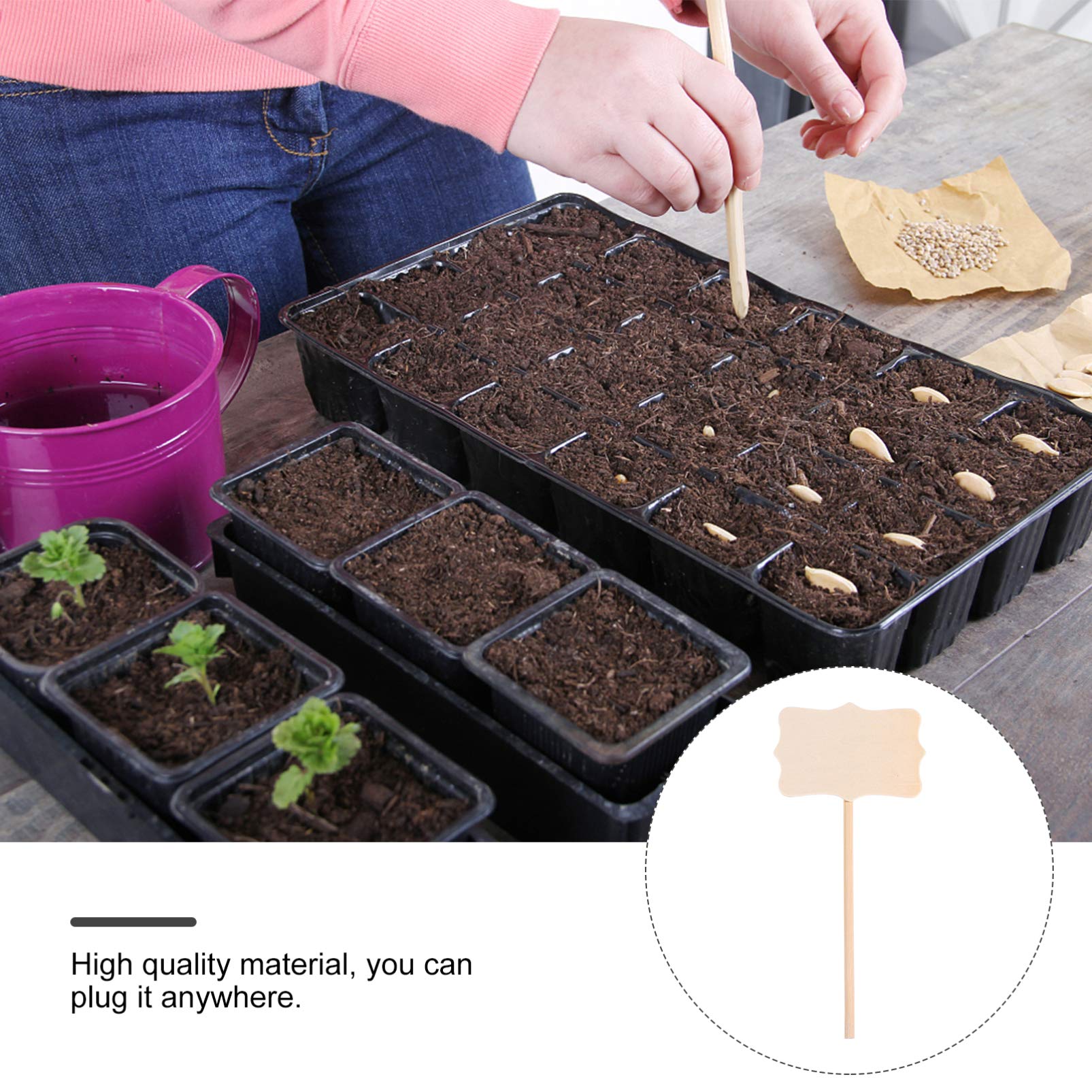 Beatifufu Easter 20pcs Wooden Insert Cards DIY Hand Painting Easter Egg Coloring Craft Boys and Girls Activity