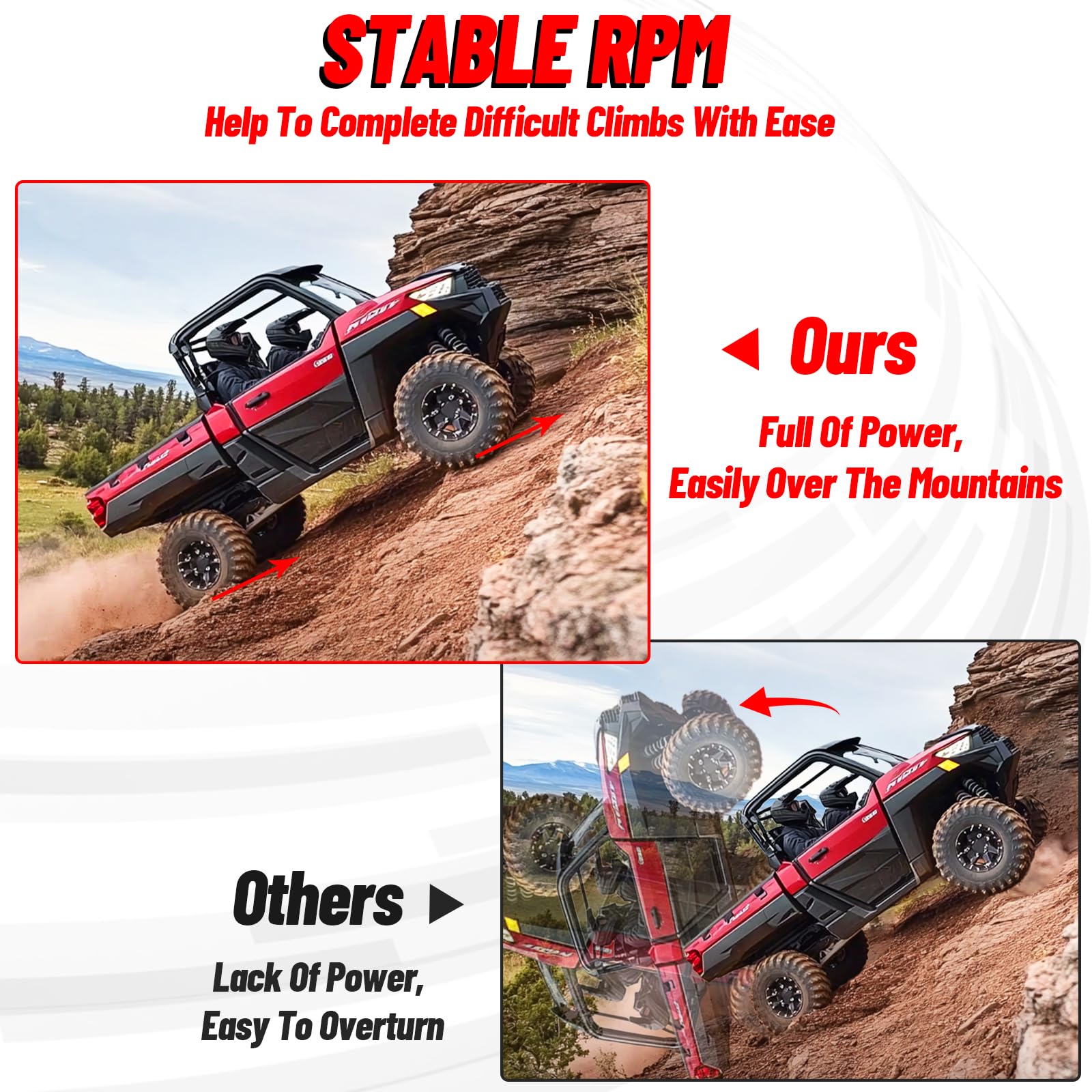 Polaris 3211186 Drive Belt Secondary Clutch Xpedition Ranger RZR Turbo XP 4 1000