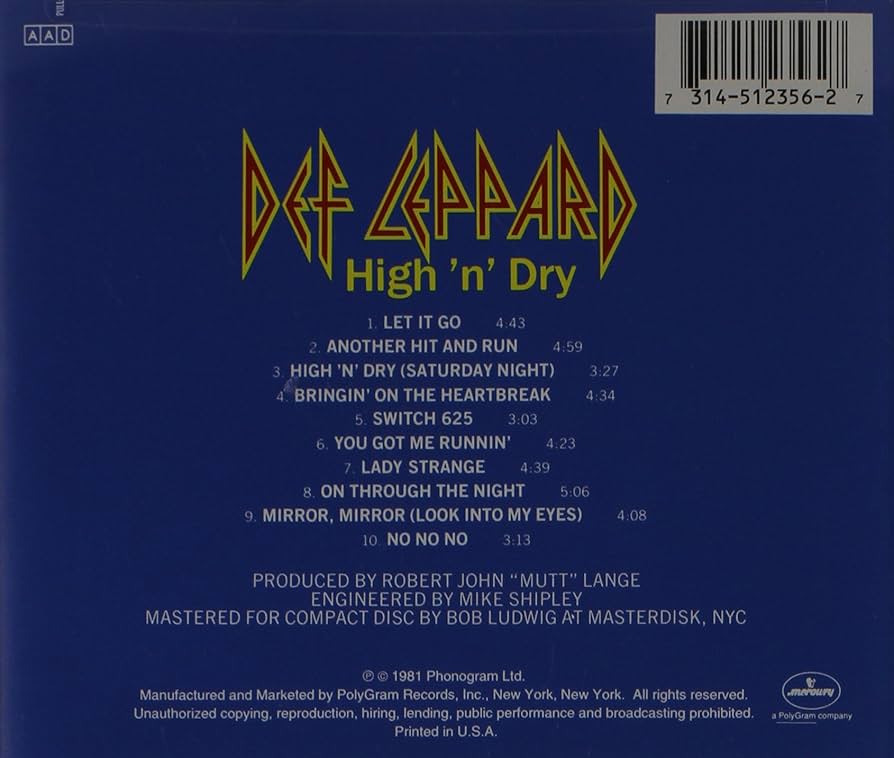 Amazon.co.jp: High 'n' Dry: ミュージック