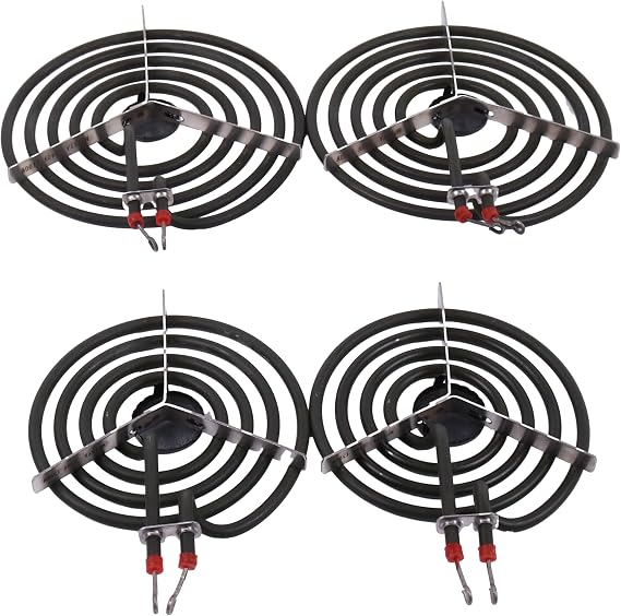 Electric Range Burner Element Set MP22YA MP15YA 6 MP21YA 8 Compatible With Ken-more Whirlpool May-tag Hardwick Norge Ranges/Stoves WPY04100165 WPY04100166