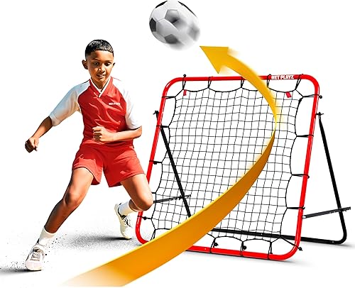 Miniatura 1 de Equipo de entrenamiento de fútbol, Kickback de 3.3 x 3.3 pies, regalos de entrenamiento de fútbol, ayudas y equipo para niños, adolescentes y todas