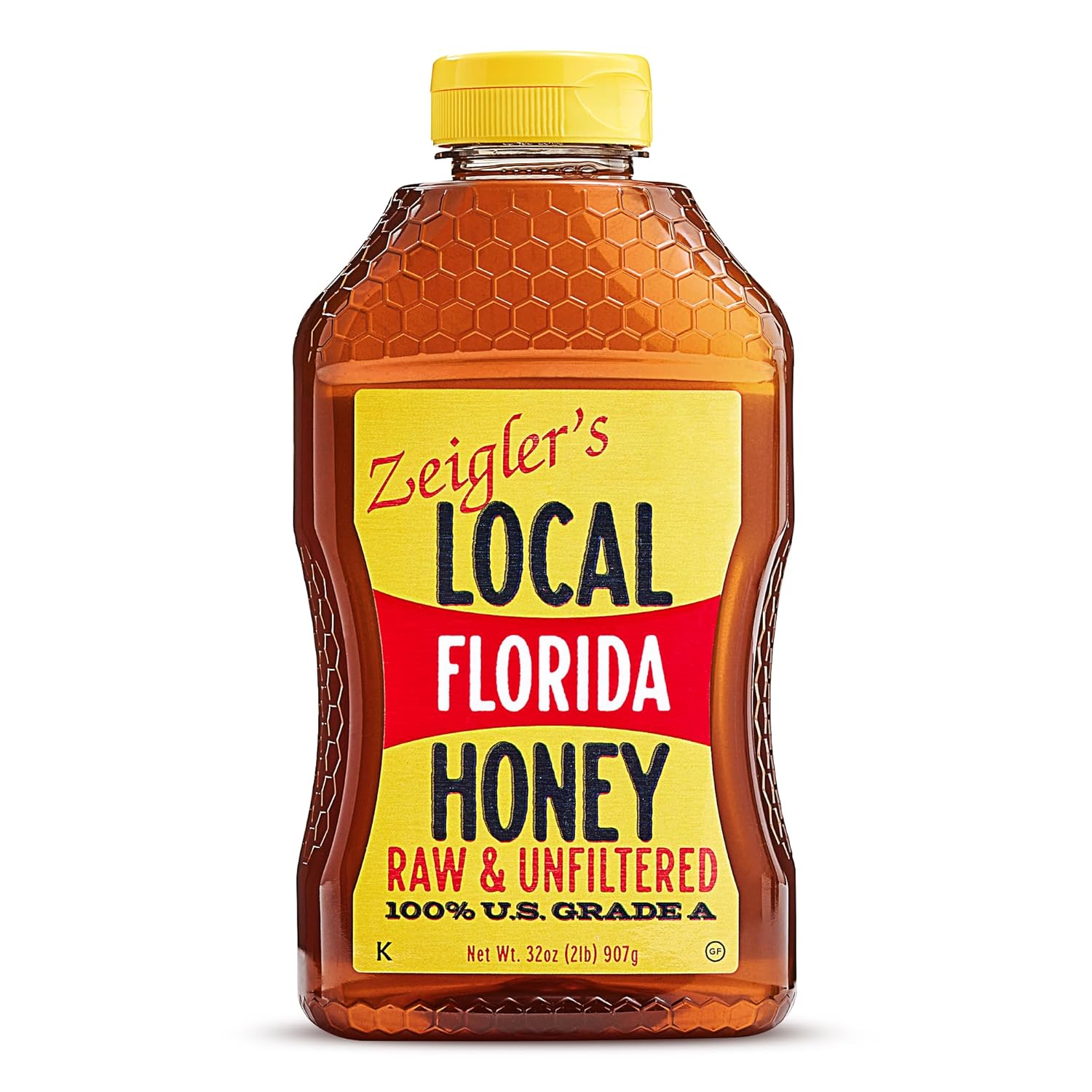 Miel Local de Florida Zeigler's 32 Oz Pura, Cruda y Sin Filtrar