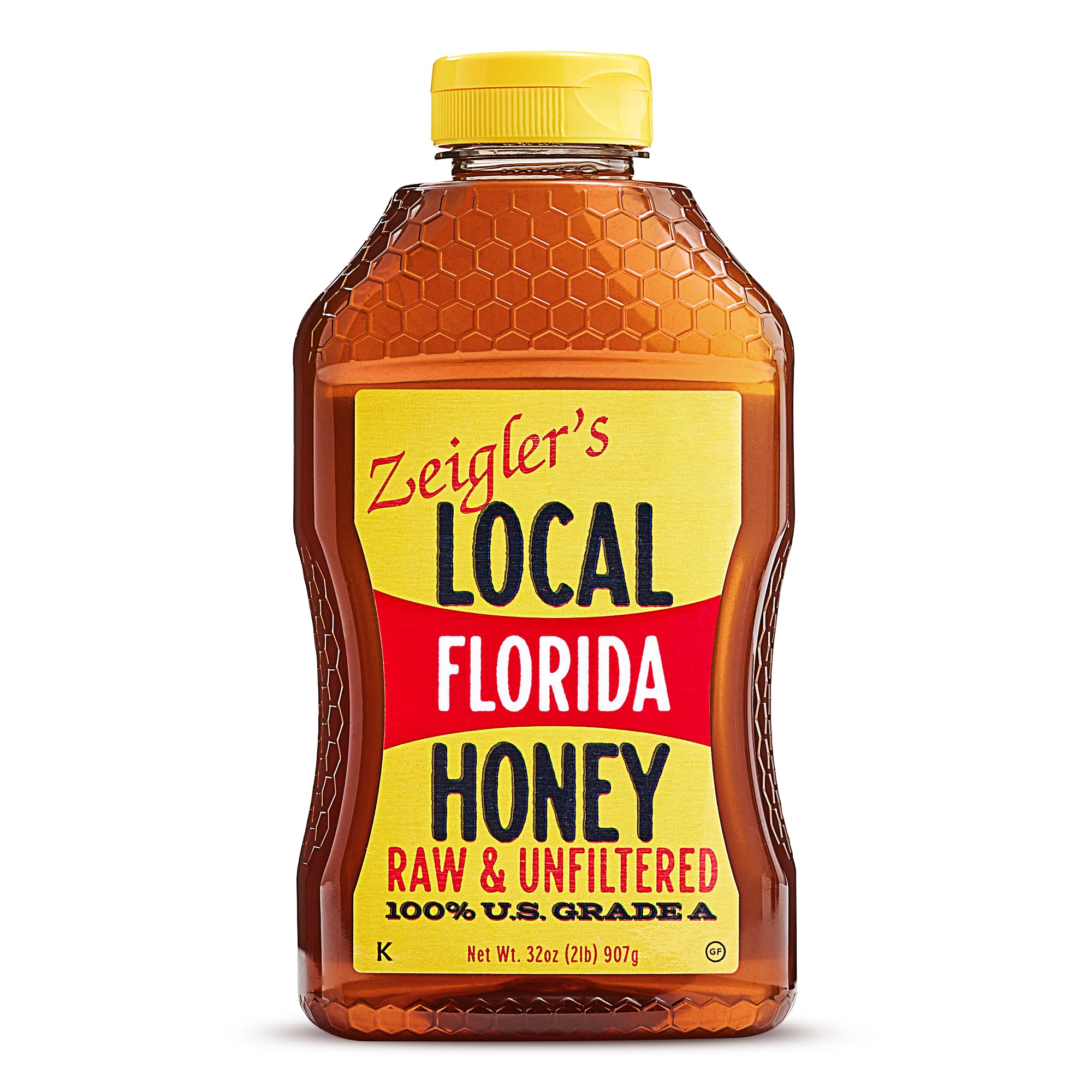 Florida Local Honey, 32 Oz – 100% Pure, Raw & Unfiltered Honey – All-Natural, Packed with Nutrients – Great with Tea, Yogurt, Cottage Cheese, Sandwiches, Smoothies