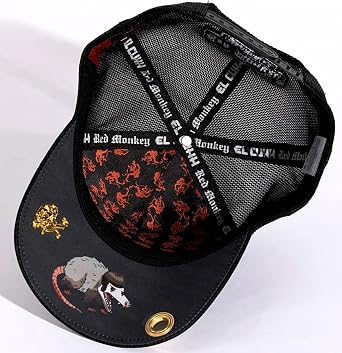 Red Monkey Suelo RM1429 Limited Edition Fashion Unisex Mesh Trucker Snapback Hat Cap | 2 Colors