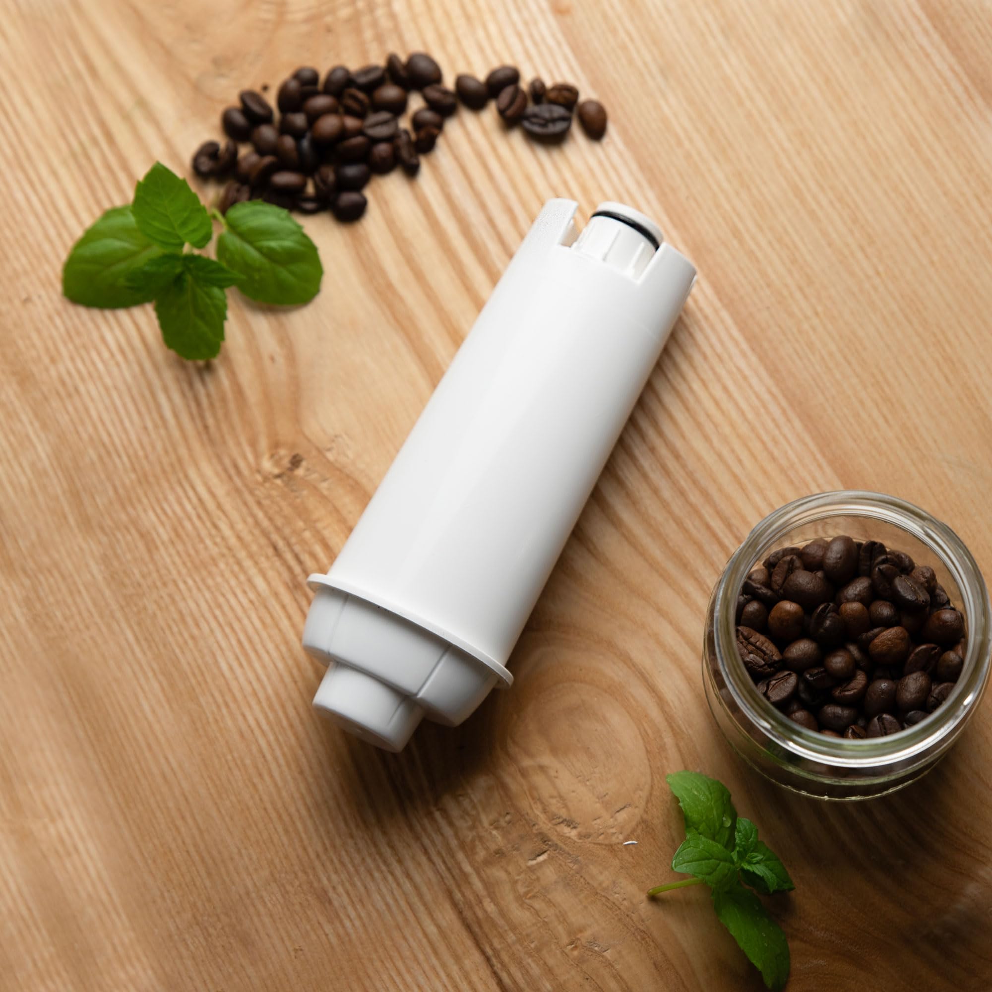 Sillar Set da 8x Filtro Acqua per Macchine da Caffè Delonghi DLSC002, SER3017 & 5513292811 - Compatibile con le Serie ECAM, ESAM, ETAM | Adatto a Dinamica, PimaDonna | Cartucce a Carbone Attivo