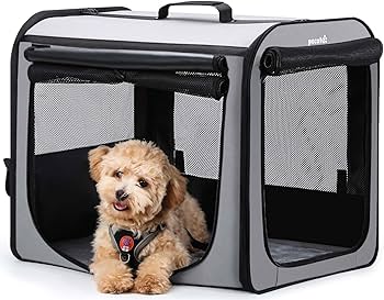 Amazon.co.jp: Pecute ペット ソフトクレートケージ 猫犬用 折りたたみ