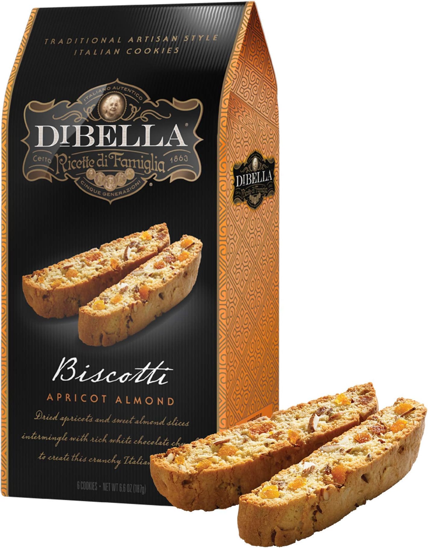 Dibella Biscotti Apricot Almond, 187g