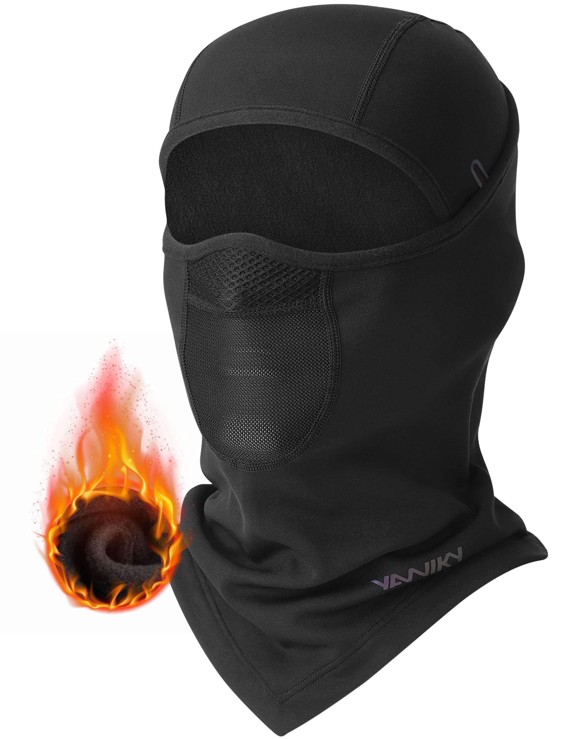 YANIKY Passamontagna Autunno Inverno Balaclava Maschera da sci per uomo e donna, antivento, calda, traspirante, per ciclismo, sci, moto, sport all'aria aperta