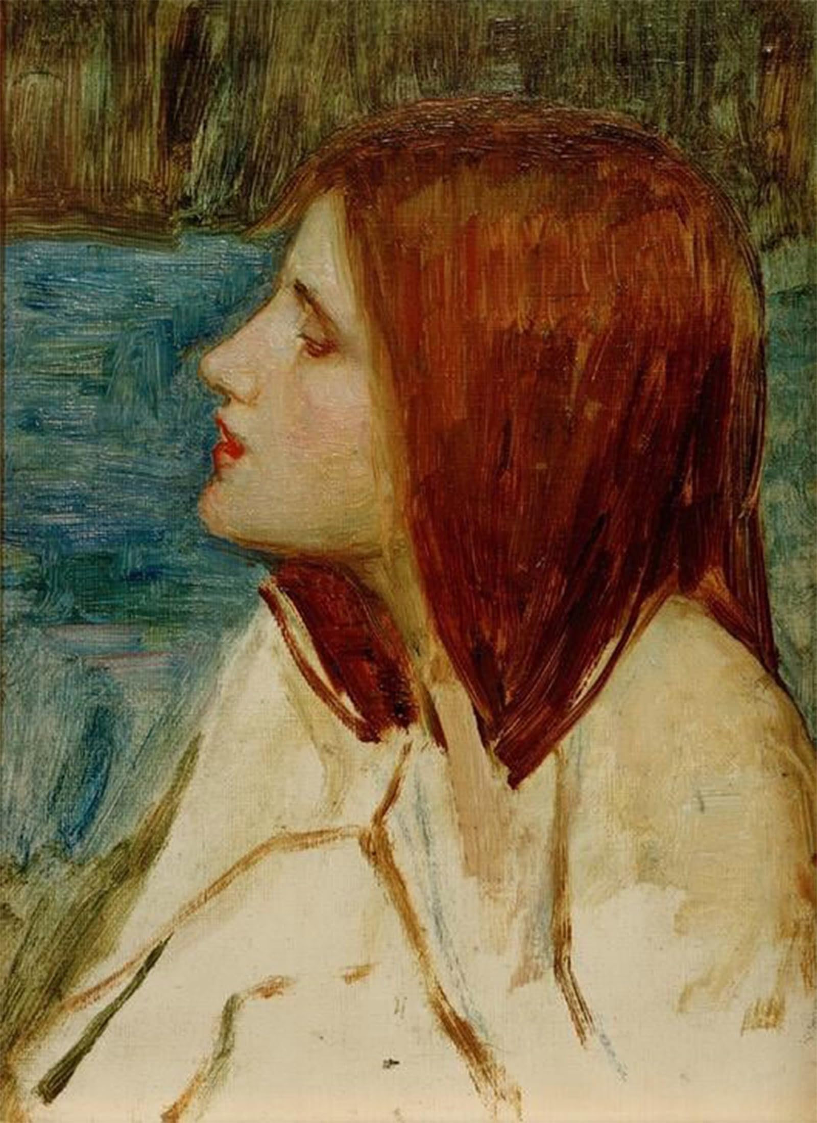 Impresión de arte John William Waterhouse en lienzo textil de salón 5