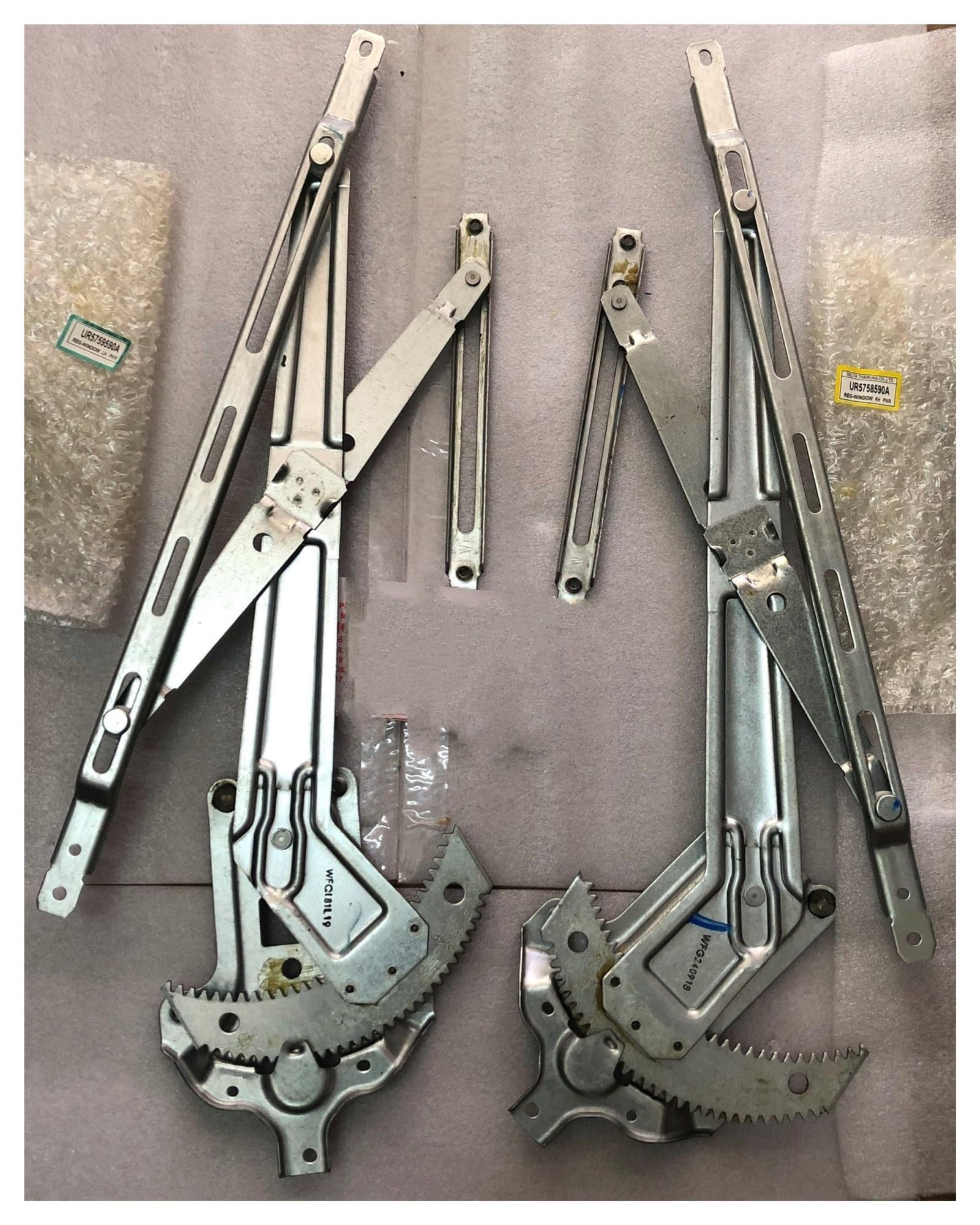 Hhfksci Power Window Regulator for for Ranger 2006-2011 for Mazda BT50 Window Lifter Regulators Assy Front Left & Right UR5759590A(1 Pair Front L R)