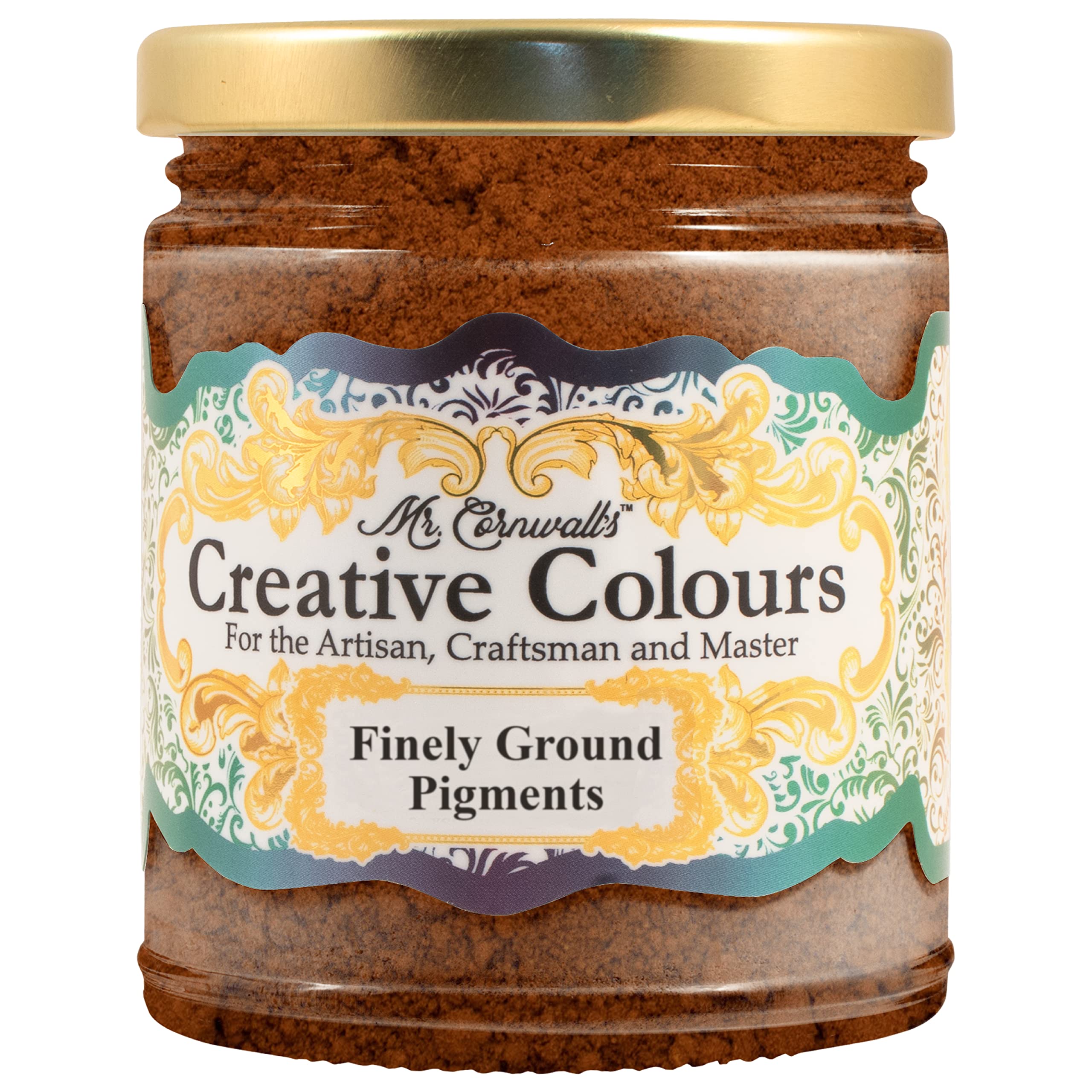 ODIE'S Mr. Cornwalls Creative Colour Pigment in 9 Ounce Glass Jar for Woodworking, Arts, Crafts and More - Georgia Peach