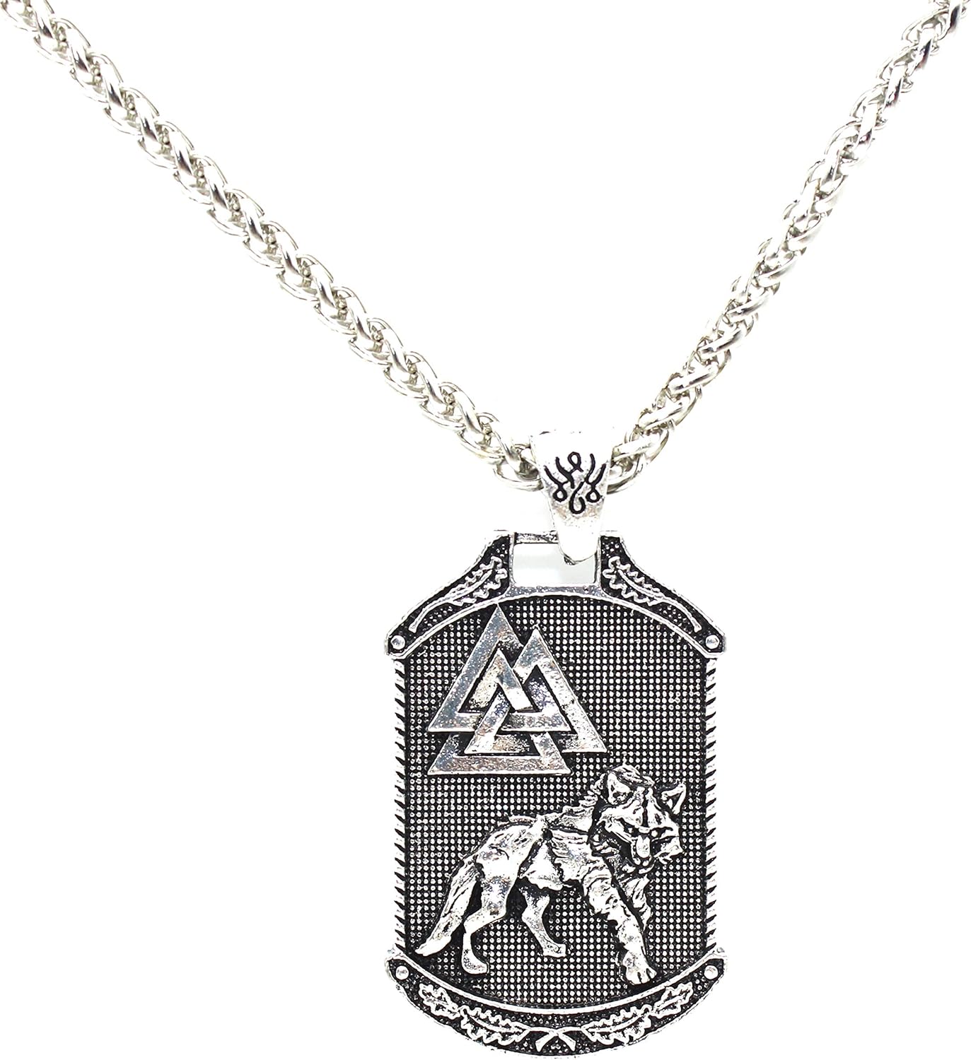 Collana Vichinga Con Testa Di Lupo Fenrir, Collana Con Testa Di - Foto 10