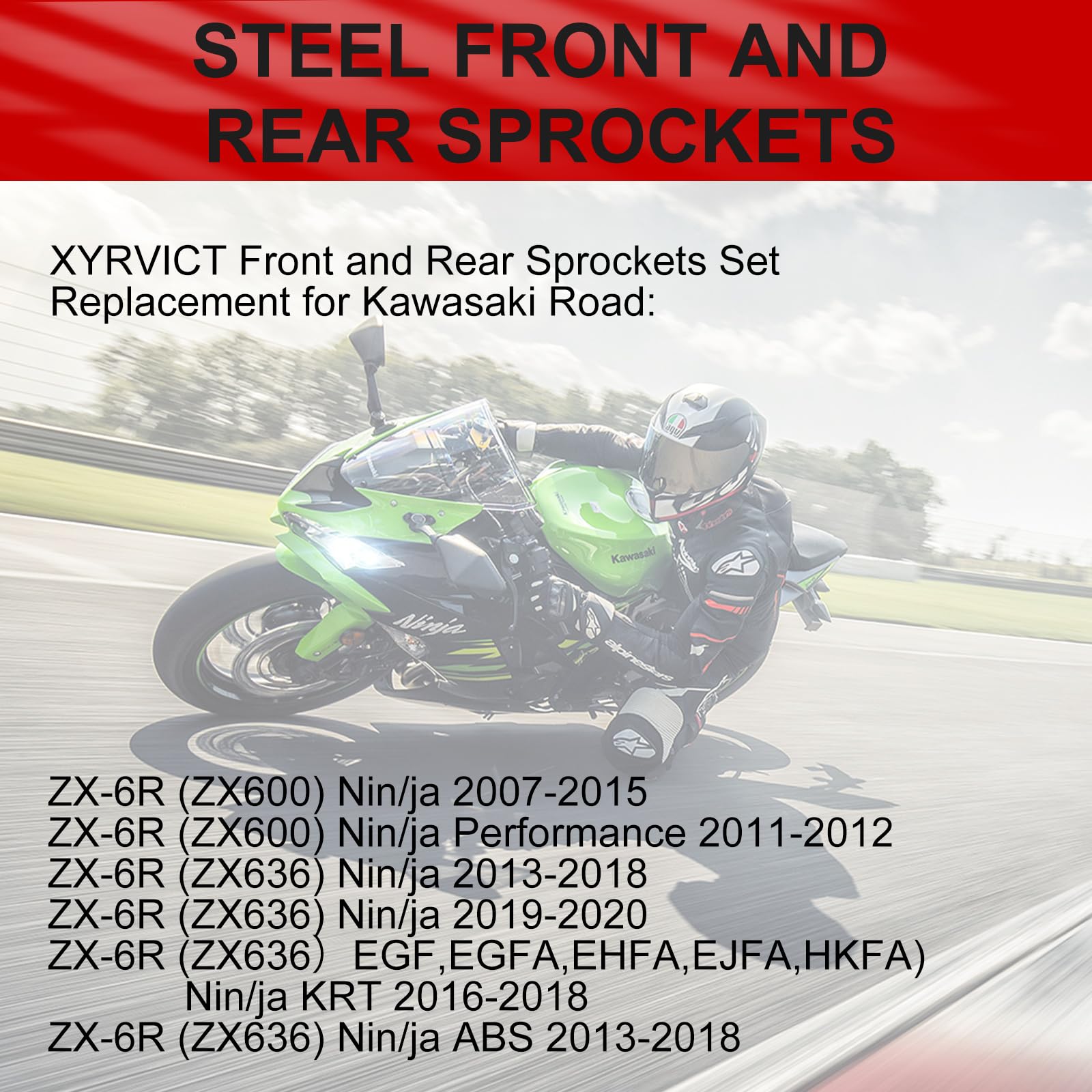 Amazon.co.jp: XYRVICT フロント&リアスプロケット フロント16