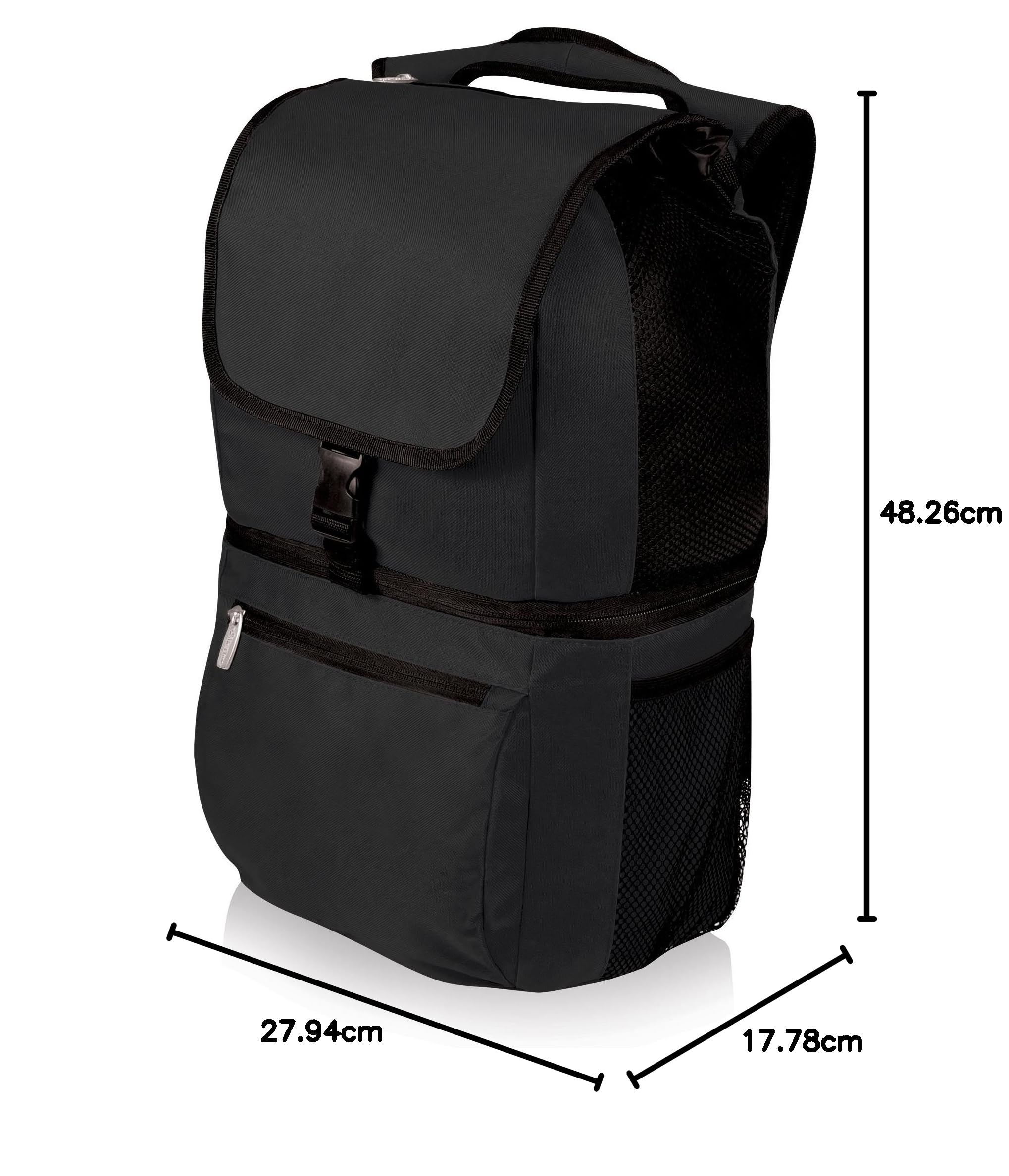 ONIVA - a Picnic Time brand Mochila térmica aislada para Almuerzo, Color Negro
