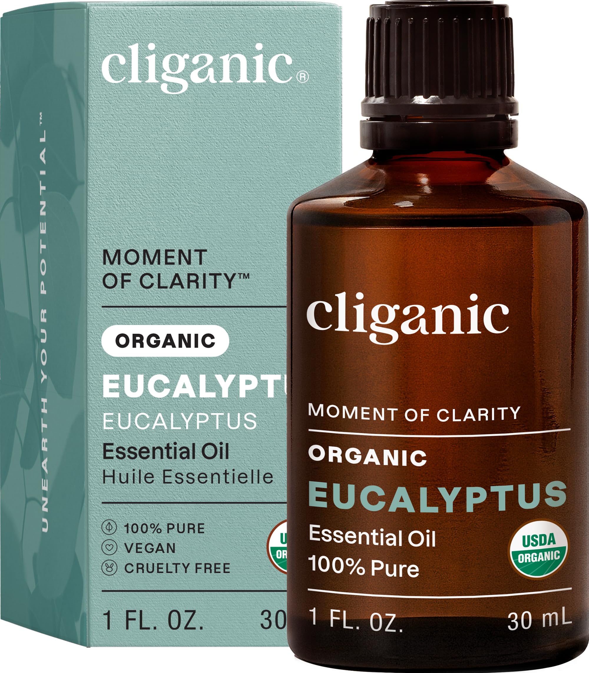 Cliganic Organic Eucalyptus Essential Oil