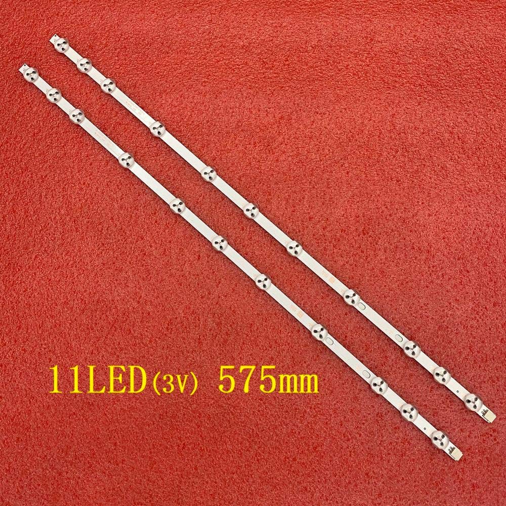 Bande LED for 32PFL3008H/12 32PFL300812 Compatible Fit for Panasonic TX-32E302B TX-32DS352E TX-32FS350E TX-32A300E TX-32C300B 32 NDV HI3201HD(4 PCS for 2 TV)