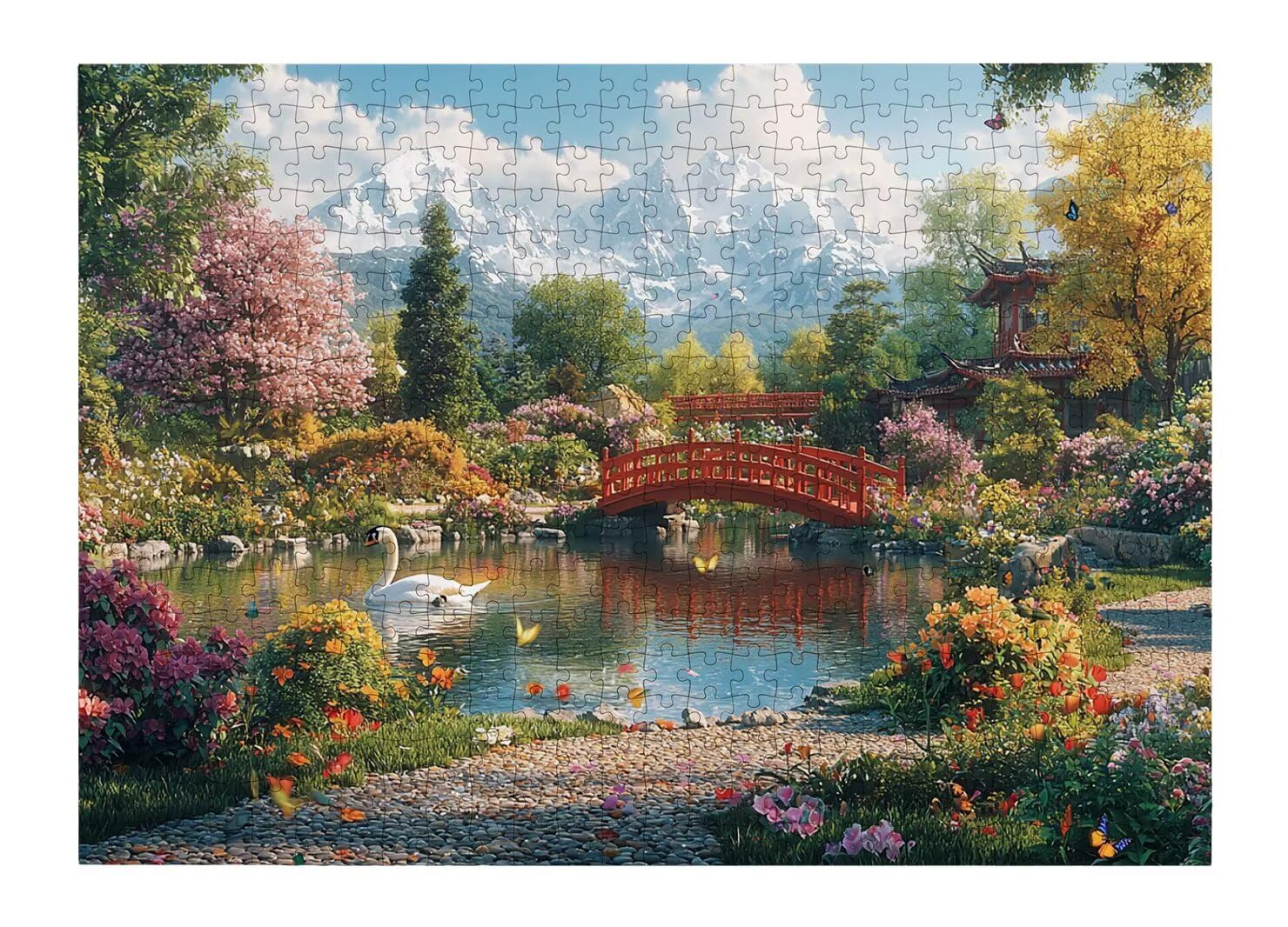Puzzle Primavera, Puzzle 1000 Pezzi Arte per Adulti, Regalo Donna -4707