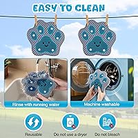 Vista 6 de pelonis Esponja Absorbente de Verdín para Tina de Hidromasaje Paw Spa - Esponja Absorbente de Aceite Reutilizable - Esponja Flotante Eliminadora