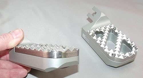 Miniatura 4 de Knight Design Par de clavijas de pie delantero ancho bajado de 7/8 pulgadas para KTM 690 Enduro, SMC, Supermoto, Hunter banda de rodadura de